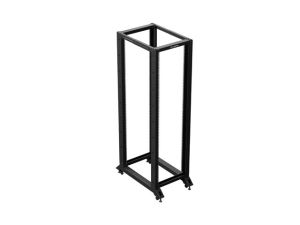 Комуникационен шкаф Lanberg open rack 19" 42U 600x1000 black