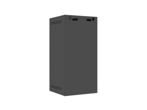 Комуникационен шкаф Lanberg rack cabinet 10" wall-mount 12U/280x310 (flat pack) with glass door black