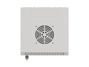 Комуникационен шкаф Lanberg rack cabinet 10" wall-mount 4U/300x300 (flat pack) with glass door grey