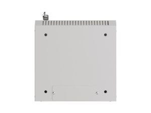 Комуникационен шкаф Lanberg rack cabinet 10" wall-mount 4U/300x300 (flat pack) with glass door grey