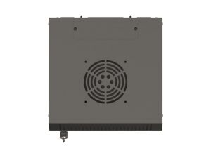 Комуникационен шкаф Lanberg rack cabinet 10" wall-mount 6U/300x300 (flat pack) with glass door black