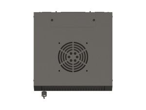 Комуникационен шкаф Lanberg rack cabinet 10" wall-mount 9U/300x300 (flat pack) with glass door black