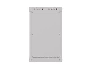 Комуникационен шкаф Lanberg rack cabinet 10" wall-mount 9U/300x300 (flat pack) with glass door grey