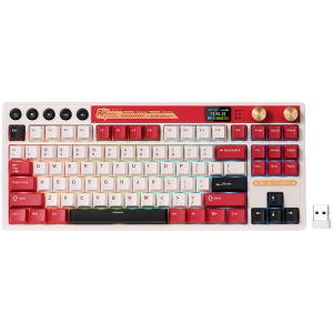 ROYAL KLUDGE RK M87 Famicom Gaming Keyboard Cream switch