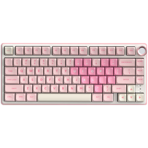 ROYAL KLUDGE R75 Pink Melody Gaming Keyboard Cream switch