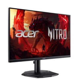 Монитор Acer Nitro KG270P0bi, 27'' FHD (1920x1080), VA, 144Hz, 100M:1, 250nits, 4ms (GTG)/1ms(VRB), 99% sRGB, FreeSync, VGA, HDMI, VisionCare 1.0, BlueLight Shield, ZeroFrame, Tilt, Vesa, Energy star, Energy Class D, Black, 2Y