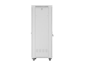 Комуникационен шкаф Lanberg rack cabinet 19" free-standing 42U/600x800 (flat pack) with glass door lcd grey v2