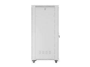 Комуникационен шкаф Lanberg rack cabinet 19" free-standing 42U/800x1000 (flat pack) with glass door lcd grey v2