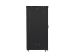 Комуникационен шкаф Lanberg rack cabinet 19" free-standing 42U/800x1200 (flat pack) with mesh door lcd black v2