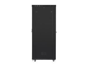 Комуникационен шкаф Lanberg rack cabinet 19" free-standing 47U/800x1200 (flat pack) with glass door lcd black v2
