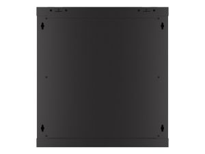 Комуникационен шкаф Lanberg rack cabinet 19" wall-mount 12U/600x450 with perforated door black (flat pack)