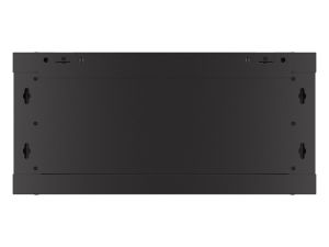 Комуникационен шкаф Lanberg rack cabinet 19" wall-mount 4U/600x450 with perforated door black (flat pack)