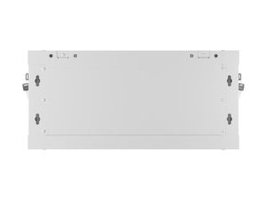 Комуникационен шкаф Lanberg rack cabinet 19" wall-mount 4U/600x450 with perforated door grey (flat pack)