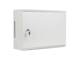 Комуникационен шкаф Lanberg rack cabinet 19" wall-mount 4U+3u/540x200 low-profile grey (assembled)