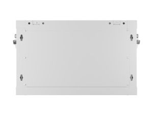 Комуникационен шкаф Lanberg rack cabinet 19" wall-mount 6U/600x450 with perforated door grey (flat pack)