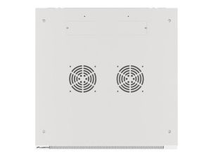 Комуникационен шкаф Lanberg rack cabinet 19" wall-mount 6U/600x600 for self-assembly with metal door grey (flat pack)