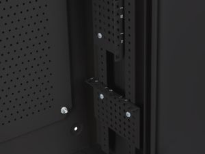 Комуникационен шкаф Lanberg rack cabinet 19" wall-mount 6U+3u/540x200 low-profile black (assembled)