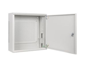 Комуникационен шкаф Lanberg rack cabinet 19" wall-mount 6U+3u/540x200 low-profile grey (assembled)