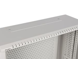 Комуникационен шкаф Lanberg rack cabinet 19" wall-mount 6U+3u/540x200 low-profile grey (assembled)