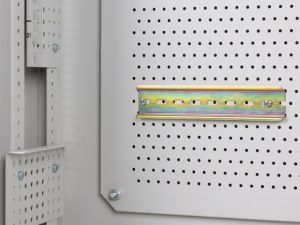 Комуникационен шкаф Lanberg rack cabinet 19" wall-mount 6U+3u/540x200 low-profile grey (assembled)