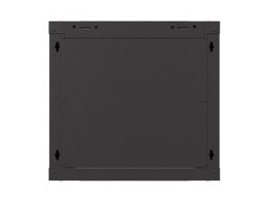 Комуникационен шкаф Lanberg rack cabinet 19" wall-mount 9U/540x350 (flat pack) with glass door black