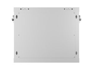 Комуникационен шкаф Lanberg rack cabinet 19" wall-mount 9U/600x450 with perforated door grey (flat pack)