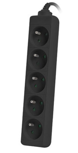 Разклонител Lanberg power strip 1m, 5 sockets, for UPS system