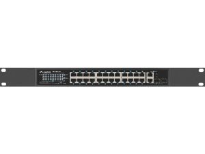 Комутатор Lanberg Switch 24 x 100MB POE+/2 x Combo Rack 19" Gigabit Ethernet, 250W