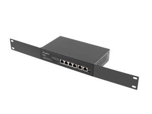 Комутатор Lanberg switch 4x 100mb poe+/2x 100mb unmanaged rack 10"/19" fast ethernet 60w