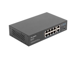 Комутатор Lanberg switch 8x 100mb poe+/2x 1GB unmanaged rack 10"/19" gigabit ethernet 120w