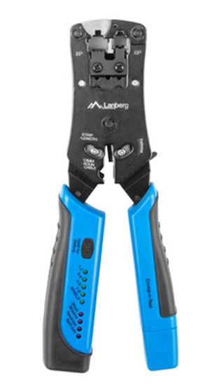 Инструмент Lanberg crimping tool for RJ45, RJ12, RJ11 + cable tester