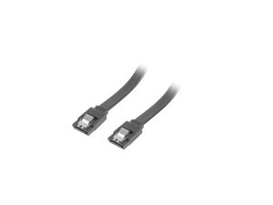 Кабел Lanberg SATA DATA III (6GB/S) F/F cable 30cm metal clips, black