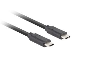 Кабел Lanberg USB-C M/M 3.1 GEN 2 CABLE 1.8M 10GB/S PD100W Black