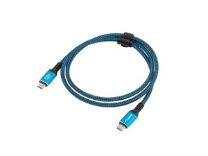 Кабел Lanberg USB-C M/M 4.0 cable 2m 240w 8k 60hz black-blue