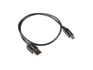 Кабел Lanberg USB-C(M) -> USB-A(M) 2.0 cable 1m QC, black BOX