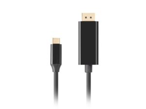 Кабел Lanberg USB-C (M) -> display port (M) cable 1.8m 4K 60Hz, black