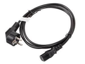 Кабел Lanberg CEE 7/7 -> IEC 320 C13 power cord 1.8m, black