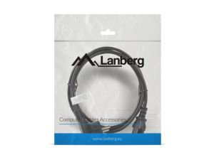 Кабел Lanberg CEE 7/7 -> IEC 320 C13 power cord 1.8m, black