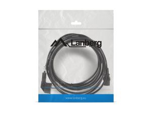 Кабел Lanberg CEE 7/7 -> IEC 320 C13 power cord 5m VDE, black