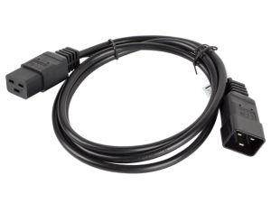 Кабел Lanberg EXTESION CABLE IEC 320 C19 / C20 1.8m VDE, black