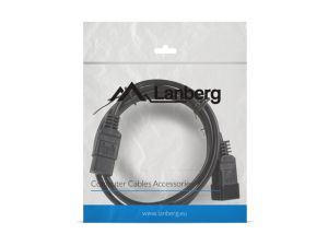 Кабел Lanberg EXTESION CABLE IEC 320 C19 / C20 1.8m VDE, black