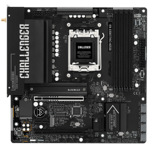 ASROCK MB B850M Challenger WiFi, AM5, 4x DDR5, 1x PCIe 5.0 x16, 1x PCIe 4.0x1, 1x PCIe 4.0x16, 1x Blazing M.2, 1x Hyper M.2, 4x SATA3, RAID 0, 1, 10, 7.1 CH HD Audio, 1x HDMI, 9x USB 3.2, 5x USB 2.0, 1x USB-C, 2.5G LAN, 2x Wi-Fi 7, BT, 1x HDMI, mATX
