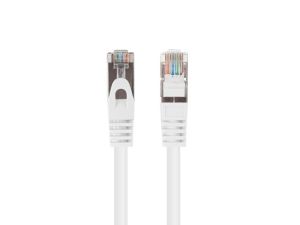 Кабел Lanberg patch cord CAT.6 FTP 0.25m fluke passed (10-pack), white 