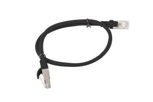 Кабел Lanberg patch cord CAT.5E 0.5m, black