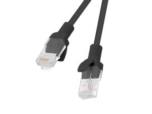 Кабел Lanberg patch cord CAT.5E 5m, black