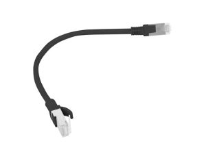 Кабел Lanberg patch cord CAT.6 0.25m, black