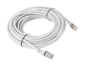 Кабел Lanberg patch cord CAT.6 10m, grey