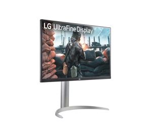 Монитор LG 27UP650K-W, 27" UHD 4K IPS AG, DCI-P3 95%, UltraFine, 5ms, 1200:1, Mega DFC, 400 cd/m2, 3840x2160, HDR 10, VESA Display HDR 400, HDMI, DisplayPort, Headphone out, Height Adjustable,Pivot Tilt, Reader Mode