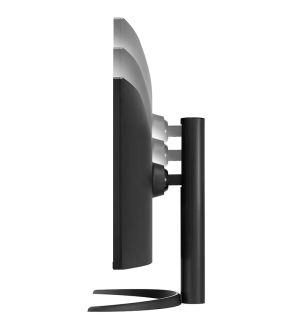 Монитор LG 34WP65CP-B, 34" UltraWide AG, Curved VA, 5ms, 1ms MBR, CR 3000:1, 300 cd/m2, 21:9, QHD 3440x1440, HDR10, AMD FreeSync, sRGB 99%, 160Hz, HDMI, DisplayPort, Speaker Maxx Audio 7Wx2, Tilt, Height Adjustable, Headphone Out, Black