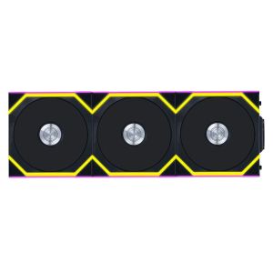 Вентилатори 3бр Lian Li UNI FAN SL Wireless ARGB PWM Reverse Blade - 120 mm Черен + Контролер